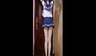 超嗨女神抖音大街上裸舞与男友啪啪口交