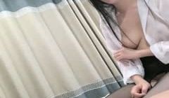 【与女神双修】淫荡小情侣酒店啪啪，窒息式性爱坐脸