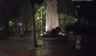 北京天使DensTinon工人体育场极限露出挑战