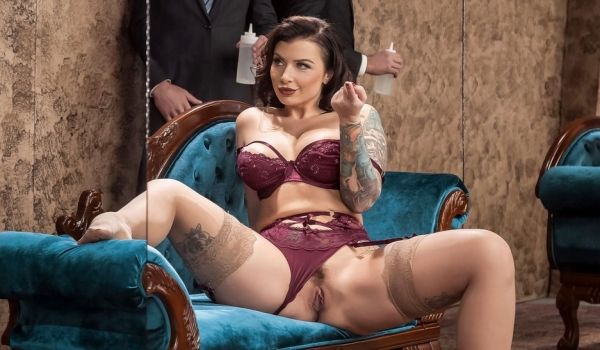 ivy lebelle lounging for