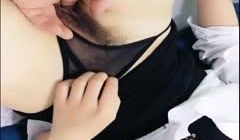 性感网红美女演绎黑丝高跟短裙白衬衫女老师下班被色