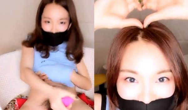 口罩妹双人直播啪啪秀~双人合奏曲结束后就是妹妹的