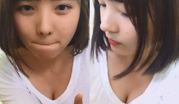 [韩国] 清纯系主播今天不脱衣，微微露出的乳沟让