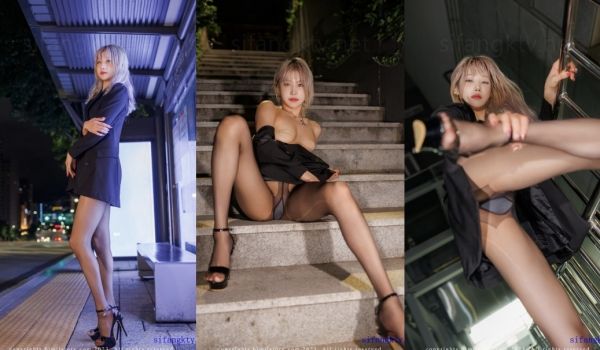 韩国 TAERI 户外露出 黑丝写真集 前女团成