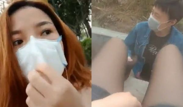 广东直播主公园约跑VLOG遇上新型冠状病毒体温量