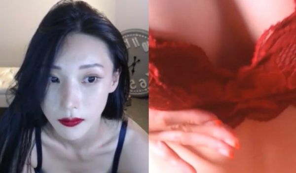 [韩国] 红色内衣让干爹们群起斗内!!宽衣解带一