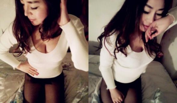 微信聊了一个月才约炮成功的平面巨乳姐姐模特小姐姐