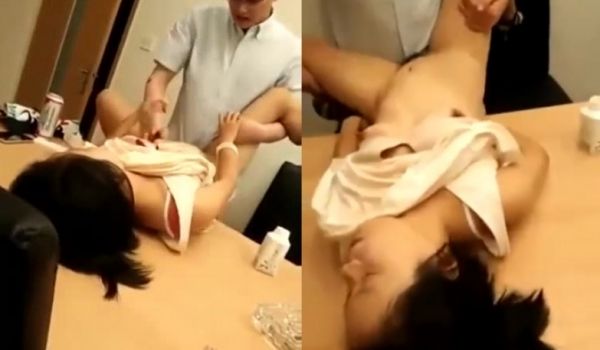 女员工被潜规则！「问爽不爽」边拍过程 不要这样…