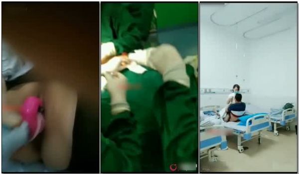太疯狂了医院漂亮美女医师除了工作也玩起了自拍性感