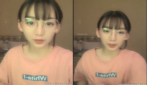 [中文主播外流]高颜值眼镜萌妹子换上诱人情趣装自