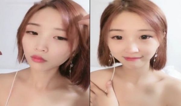 [中文主播外流]长相清纯高颜值短发美女自慰秀床上