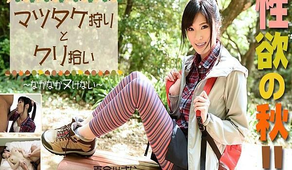 性欲の秋！マツタケ狩りとクリ拾いなかなかヌけない