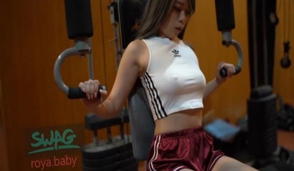 台湾SWAG『Roya』健身房小妖精 尾行路人进