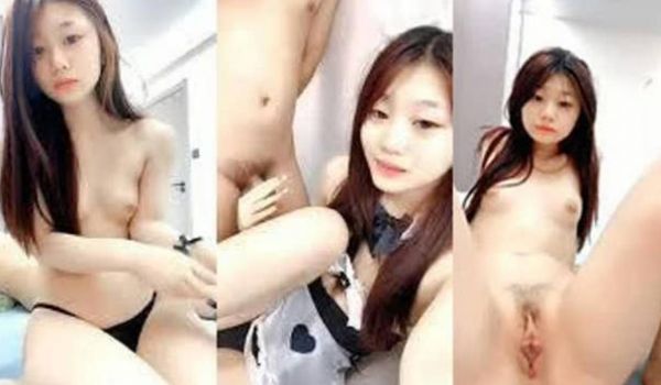 蝴蝶逼女仆兔女郎清纯可爱小姑娘跟小男友激情啪啪给