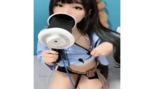 可爱萌妹子情趣装ASMR骚话呻吟娇喘诱惑，露奶自