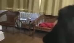酒店捉奸现场，和平谈判呵~女的还颜值ok 骨感类