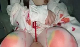 双马尾洛丽塔妹子上位打桩 榨精小妖精 只用了5分