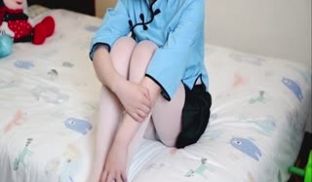 PANS盘丝女神【安琪】宾馆私拍民国学生装透明白
