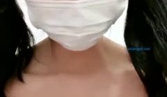 双马尾大眼萌妹子无毛肥逼和炮友啪啪，特写抽插口口