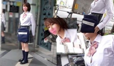 383REIW147【素人】ショートヘア制服美女