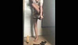 超人气网红女神鹿少女剧情演绎 黑丝湿衣少女洗澡自