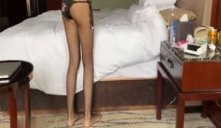 调教性感网袜车模Amy小艾