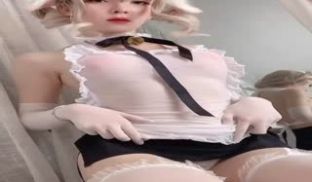 【一小央泽】cosplay白丝美足的诱惑●我要做