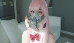 玩偶姐姐cosplay网袜兔女郎-