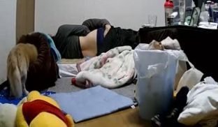 家庭摄像头破解强开小夫妻私密生活变态长毛男癖好特