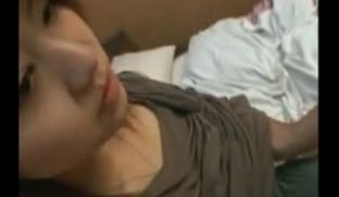 花钱搞了一个有点害羞的大一妹子