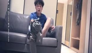 《91沈先生》约了个丰满少妇，穿上情趣装口交侧入