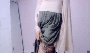 高冷主播直播桥奶!!露一边不够露两边~