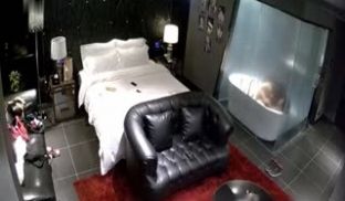 情趣酒店水滴摄像头监控偷拍小情侣啪啪2洗完鸳鸯浴