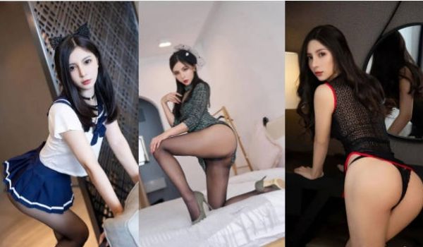 高颜秀人网女神【小蛮妖】最新12月新作，性感婚纱