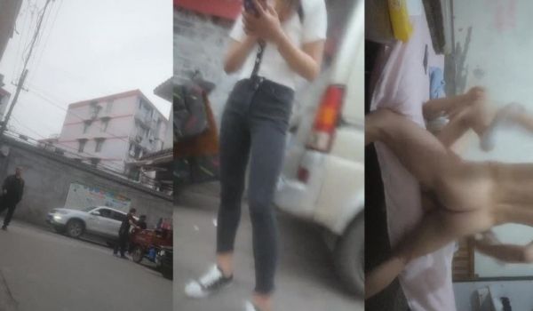 傍晚时间，一堆站街女，选了个妹子带小房间操B，超