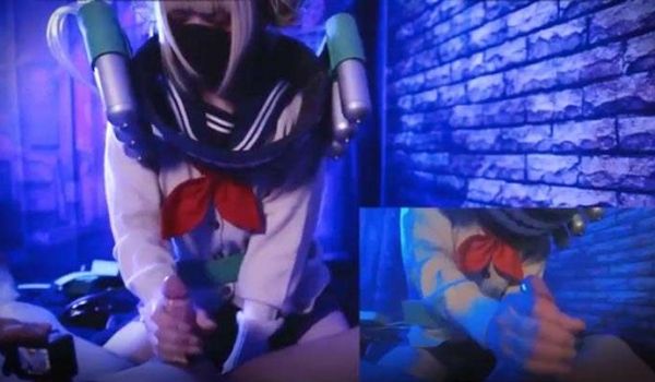 【cosplay少女】用特殊打手枪技术让男友喷射